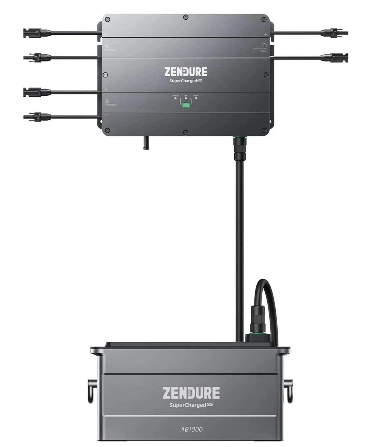 Zendure SolarFlow Speicher Set | Hub 1200 + AB1000 | PV Balkonkraftwerk Energies